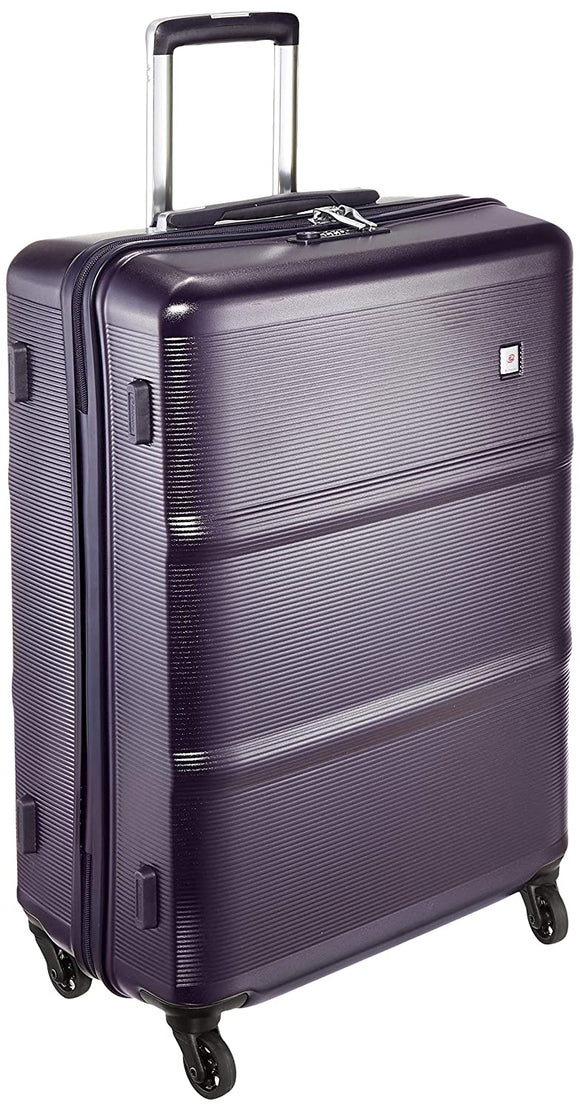 Echolac Colette Large Purple Hard Sided Check-In Suitcase Trolley 66cm (PC094)