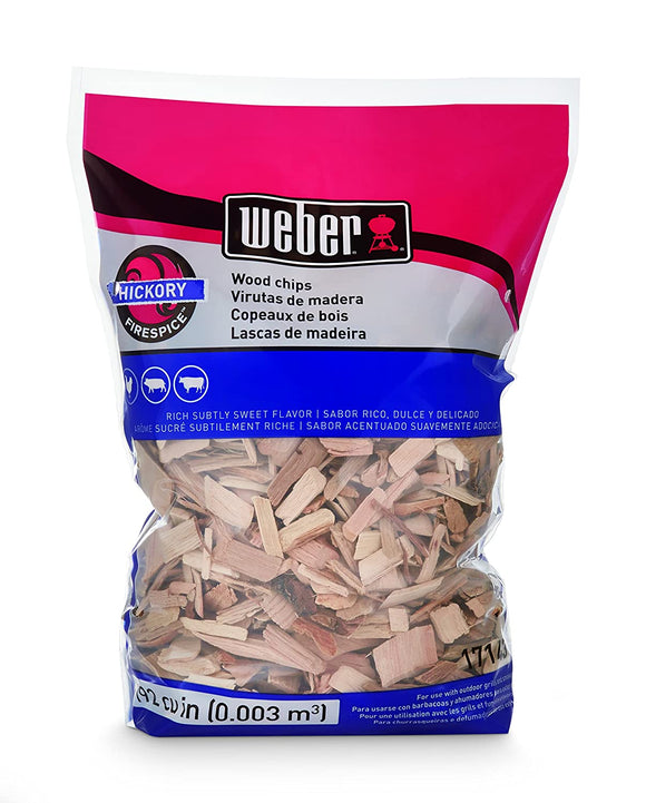 WEBER Hickory Wood Chips - 2lb bag