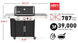 Weber GENESIS E-335 GAS GRILL 3 Burners | Liquid Petroleum Gas (refillable cylinder sold separately)