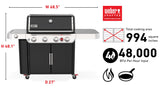 Weber GENESIS E-435 GAS GRILL 4 Burners | Liquid Petroleum Gas (refillable cylinder sold separately)