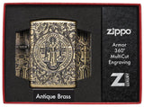 Zippo St. Benedict Design windproof pocket lighter