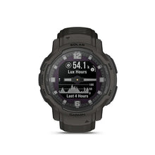 Garmin Instinct Crossover Solar Rugged Hybrid Smartwatch, Battery upto 28 Days, 24/7 HR, SPO2, Revodrive Tech, Vo2 Max, ABC sensor, Track Back, Multi GNSS, Reference Point, Advance Sleep Score MIL STD 810