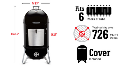 Weber 22' Smokey Mountain Cooker