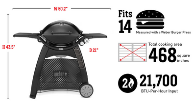 Weber?« Q 3200 Gas Grill Black