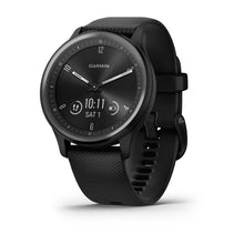 Garmin vivomove® Sport Black Case and Silicone Band with Slate Accents