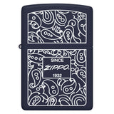 Front shot of Paisley Design Windproof Lighter.