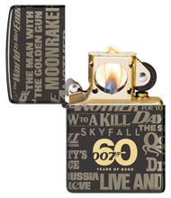 Zippo James Bond 007™ 60th Anniversary Collectible windproof pocket lighter