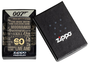 Zippo James Bond 007™ 60th Anniversary Collectible windproof pocket lighter