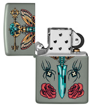 Zippo Gothic Dagger Design windproof pocket lighter