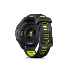 Garmin Forerunner® 265S Black Bezel and Case with Black/amp Yellow Silicone Band