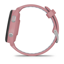 Gamin Forerunner® 265S Black Bezel with Light Pink Case and Light Pink/Whitestone Silicone Band