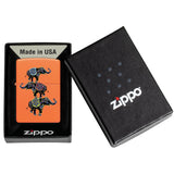 Elephant Design Windproof Lighter in its packaging.