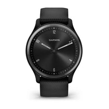 Garmin vivomove® Sport Black Case and Silicone Band with Slate Accents