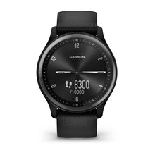 Garmin vivomove® Sport Black Case and Silicone Band with Slate Accents