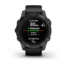 epix™ Pro (Gen 2) – Sapphire Edition | 47 mm Carbon Gray DLC Titanium with Black Band