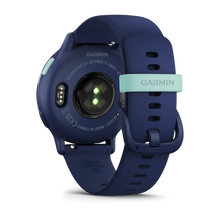 Garmin vivoactive® 5 Metallic Navy Aluminum Bezel with Navy Case and Silicone Band