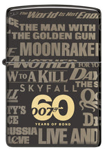 Zippo James Bond 007™ 60th Anniversary Collectible windproof pocket lighter