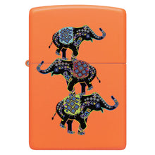 Front shot of Elephant Design Windproof Lighter.