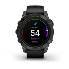 epix™ Pro (Gen 2) – Sapphire Edition | 47 mm Carbon Gray DLC Titanium with Black Band