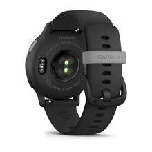 Garmin vivoactive® 5 Slate aluminium bezel with black case and silicone band