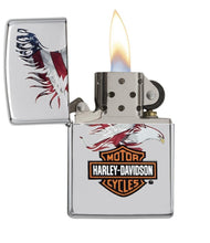 Zippo Harley-Davidson American Flag Pocket Lighter