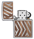 Zippo WoodChuck USA Herringbone Sweep Pocket Lighter