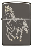 Running Horse Windproof Lighter Front View