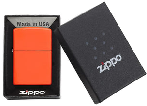 Zippo Neon Orange Pocket Lighter