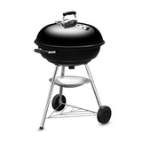Weber Charcoal Grill Compact Kettle 57cm with Thermometer  Black
