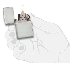 Zippo Brushed Sterling Silver