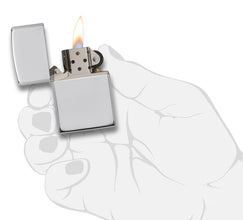 Zippo High Polish Sterling Silver