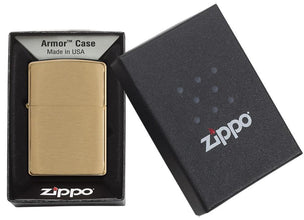 Zippo Armor Brushed Brass