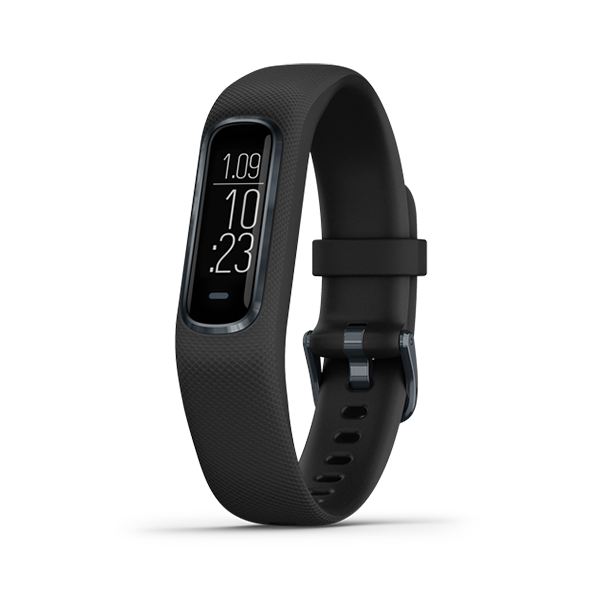 Garmin V?¡vosmart 4 Midnight with Black Band, Large Wearable Smartwatch