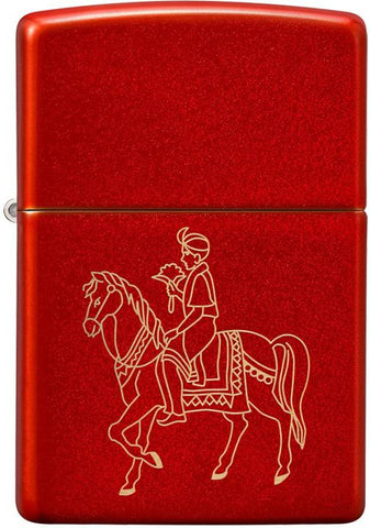 Zippo Indian Wedding Horse