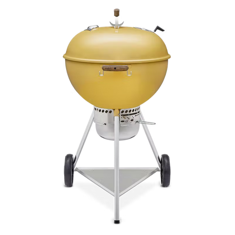 Weber 70th Anniversary Edition Kettle Charcoal Grill 57cm Hot Rod Yellow