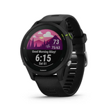 Garmin Forerunner 255 Music GPS Running Smartwatch, Battery up to 14 Days, Heart Rate Variability & Advanced Sleep Monitoring, SPO2 & Stress Monitoring, Performance condition & Health Snapshot with Black Band
