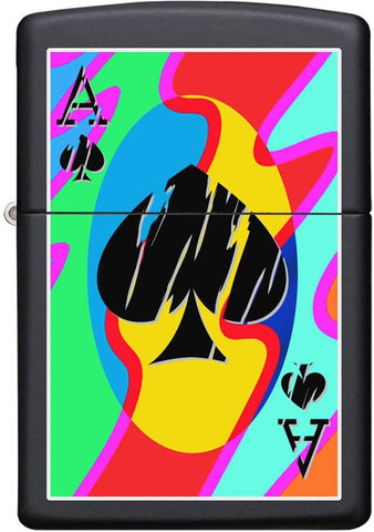 Zippo Colored Ace of Spades