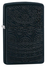 Zippo Tone on Tone Design Black Matte Pocket Lighter - Bhawar Store