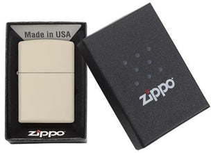 Zippo Classic Cream Matte Pocket Lighter