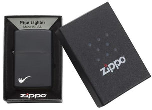 Zippo Black Matte Pipe Pocket Lighter