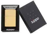 Zippo Classic High Polish Brass Pocket Lighter