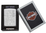 Zippo Harley-Davidson Bar & Shield High Polish Chrome Pocket Lighter