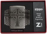 Zippo Armor Celtic Cross Design