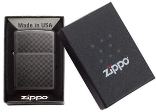 Zippo Iced Carbon Fiber Design Pocket Lighter