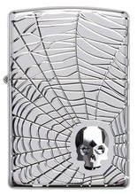 Zippo Spider Web Skull Design