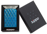 Zippo Armor High Polish Blue Diamonds