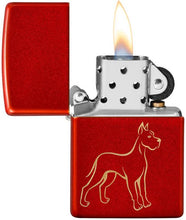 Zippo Metallic Red Dog