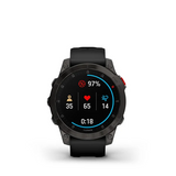 Garmin Epix Gen 2 Sapphire GPS Outdoor Smartwatch with AMOLED Display Touchscreen, Battery up to 16 Days, 24/7 HRV, Health Snapshot, SPO2, Advanced Sleep Monitoring, VO2 Max, Real Time Stamina with Slate Band