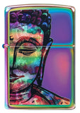 Front of Bright Buddha Design Multi Color Windproof Lighter