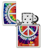 Zippo Woodstock 50th Anniversary White Matte Pocket Lighter